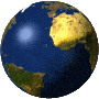 spinning globe